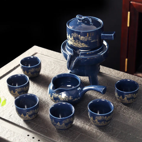 Journey Brew: Chinese Ceramic Travel Tea Set