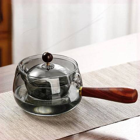 Oriental Fusion: Rotating Handle Teapot