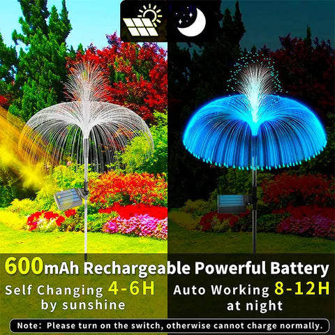 Solar LED Jellyfish Garden Lights