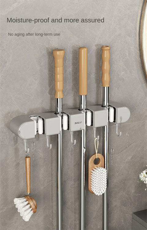 Upgrade ABS Mop Broom Hook Holder