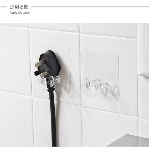 5/10/20 PCS Wall-Mounted Plug Holder
