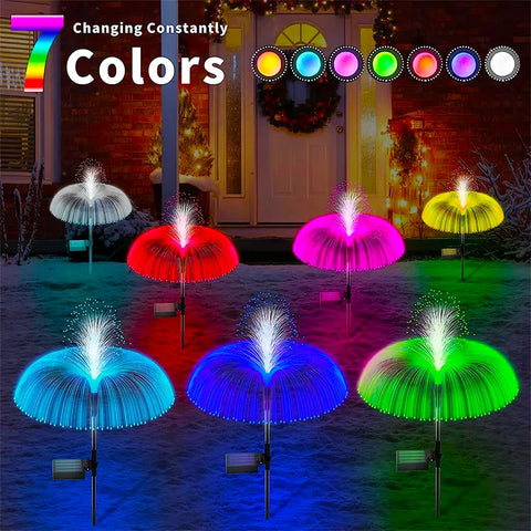 Solar LED Jellyfish Garden Lights