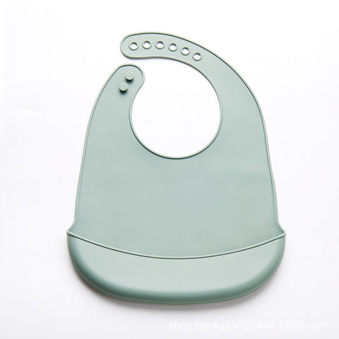 Adjustable Waterproof Soft Siliocone Baby Bib