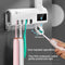 UV Disinfection Toothbrush Holder Toothpaste Dispenser