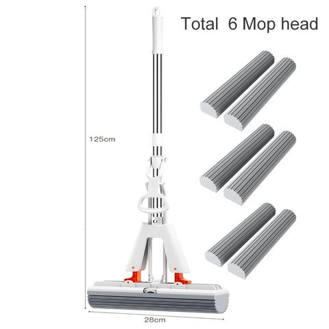 Self-Draining Squeeze Mop