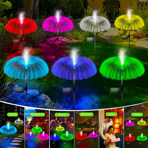 Solar LED Jellyfish Garden Lights