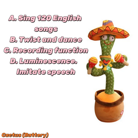 DanzuCactus Singing Dancing Toy