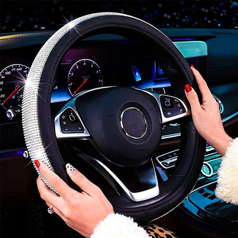 Rhinestones Steering Wheel Cover