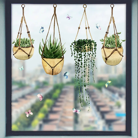 Plant Window Stickers