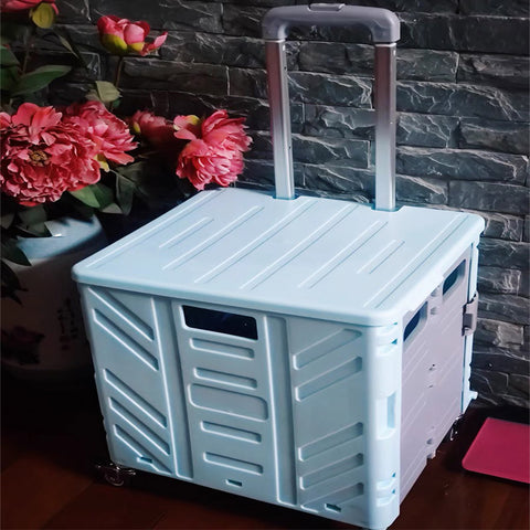 75L Portable Shopping Cart Trolley