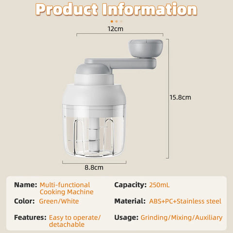 250ml Rotating Chopper