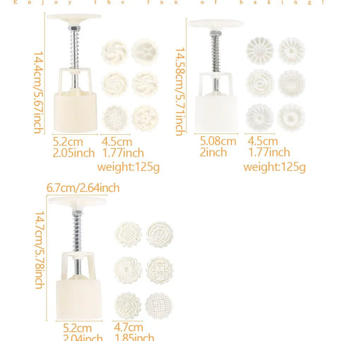 Mooncake Plastic Mold Set