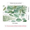 Tropical Plants Leaves Wall Stickers