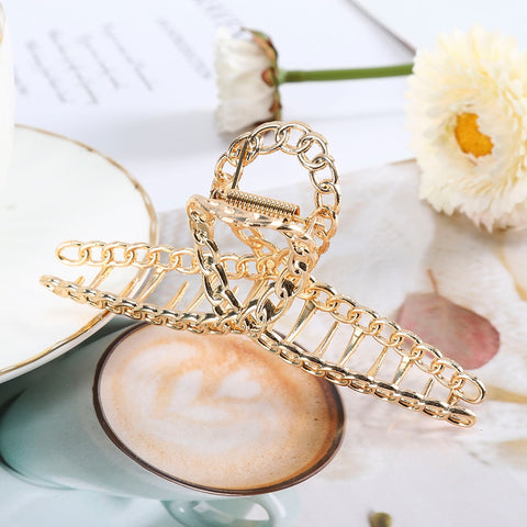 Pearls Hair Claw Clip