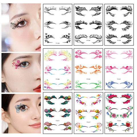 3 Pairs Eye Shadow Tattoo Sticker