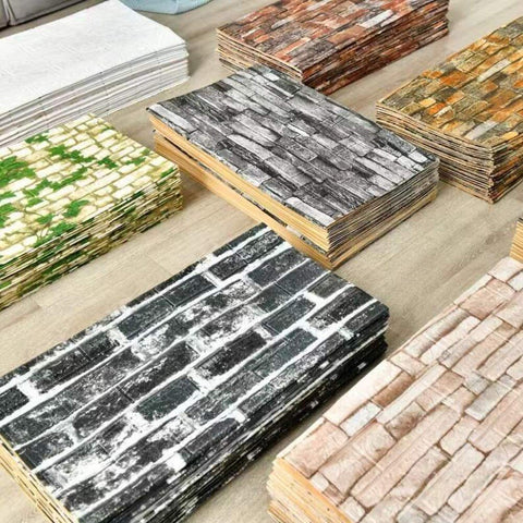3/5/10m Self-adhesive Foam 3D Wall Paper