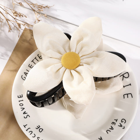 40 Styles Plush Synthetic Fabric Flower Hair Claw