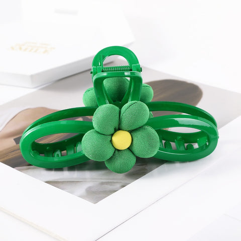 40 Styles Plush Synthetic Fabric Flower Hair Claw