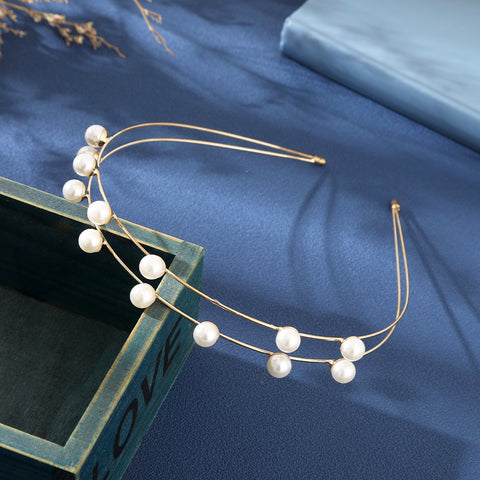 Metal Gold Silver Headband