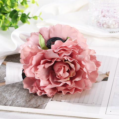 40 Styles Plush Synthetic Fabric Flower Hair Claw