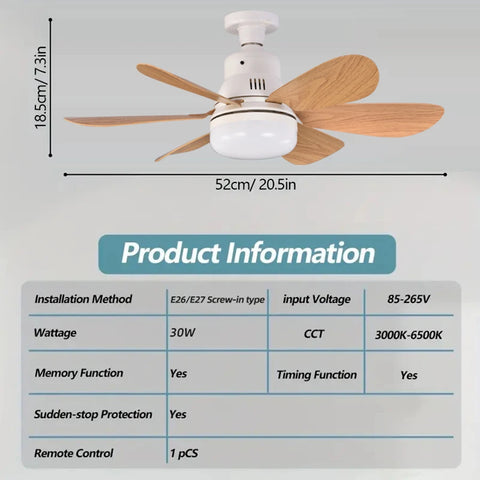 SoffittoGlow E27 Fan Light