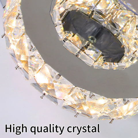 Luxora Beam Luxury Crystal Ceiling Fan