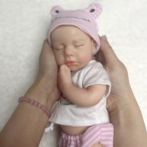 33cm 13inch Full Body Soft Solid Silicone Baby Doll