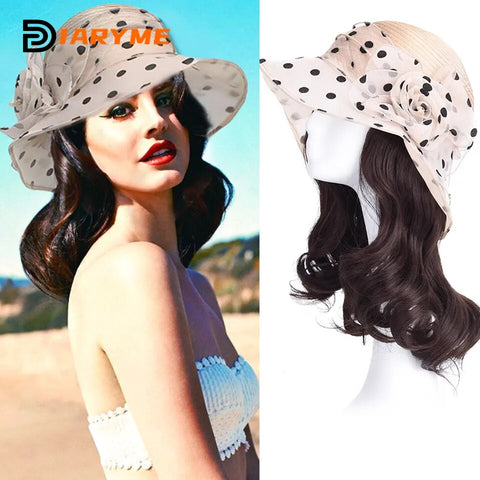 Short to Medium Hair Wig Hat