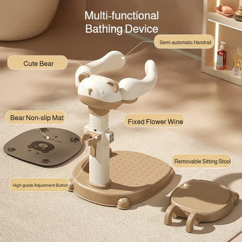 Adjustable Baby Standing Shower Support