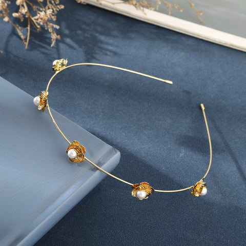 Metal Gold Silver Headband