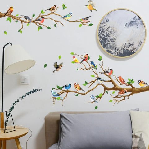 Spring Bird Wall Stickers