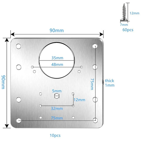 2PCS/4PCS/6PCS/10PCS Repair Plates