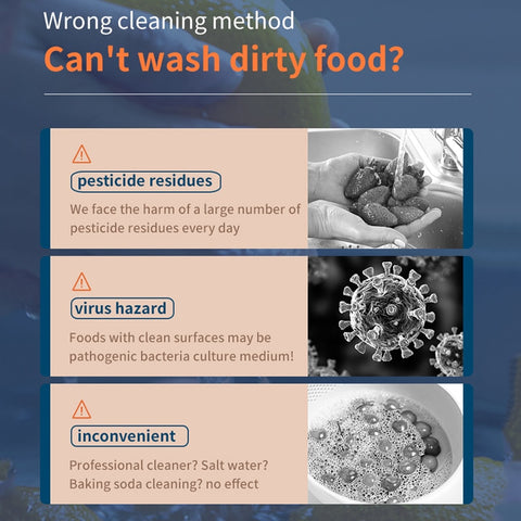 Portable Food Purifier Washer