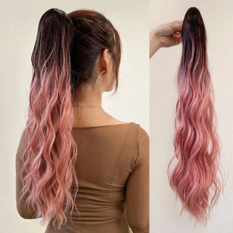 22Inch Long Ombre Pony Tail Clip
