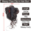 25 Colors Synthetic Curly Hair Claw