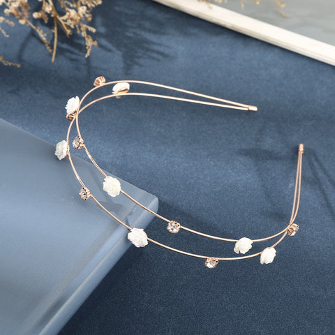 Metal Gold Silver Headband