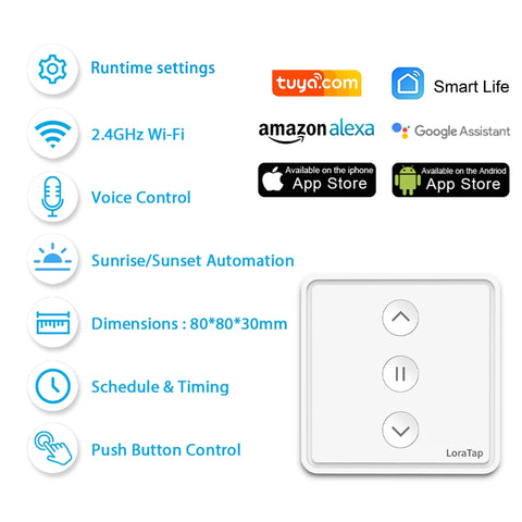 Smart Electric Window Curtain Blind Switch