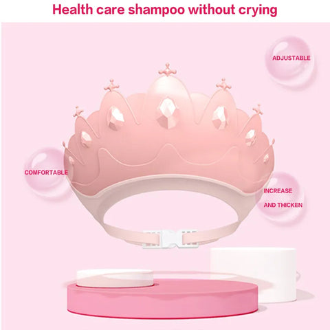 Crown Baby Shower Cap