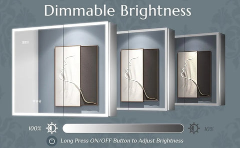 Touch LED Mirror Storage Cabinet