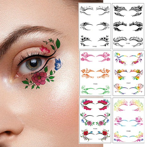 3 Pairs Eye Shadow Tattoo Sticker