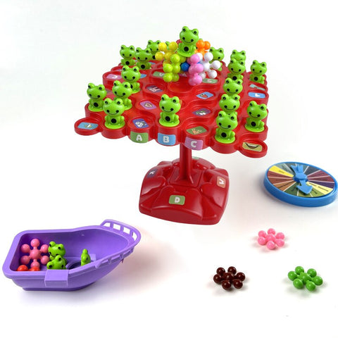 Hoppy Adventures: The Fun Frog Balance Tree Board Game