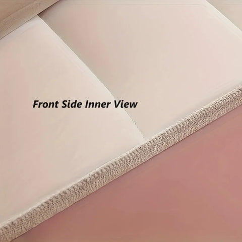 Plush Quilted Bed Headboard Cover