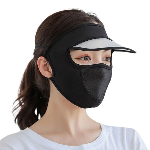 Ice Silk UV Protection Face Cap
