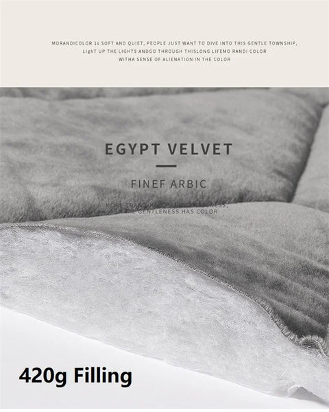 Velvet Soft Bed Headboard Cover