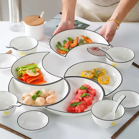 Ceramic Dinnerware Plate Set