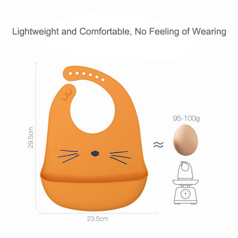 Waterproof Adjustable Soft Baby Bib