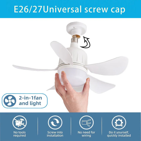 2-In-1 Wireless Fan Light