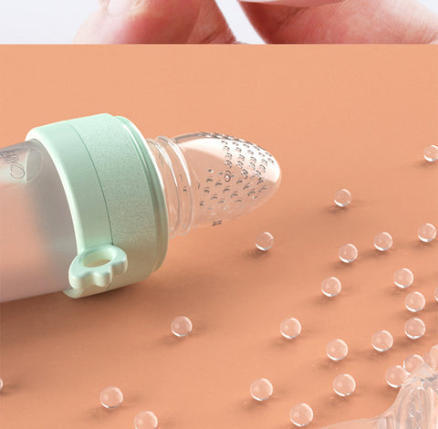 2-In-1 Baby Feeding Bottle Spoon Fruit Pacifier