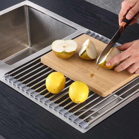 Stainless Steel Rolling Sink Drainer