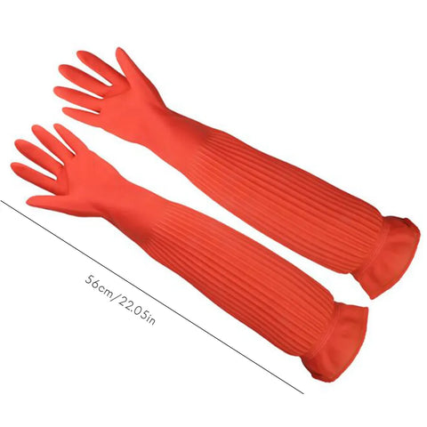 45/56cm Latex Long Gloves